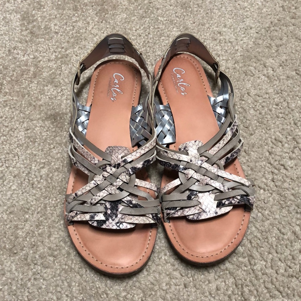 Carlos Santana strapy flat sandals